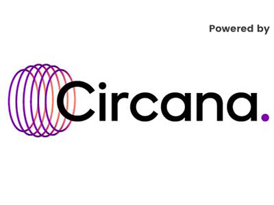 CMS ALT TEXT Circana logo with the words Powered By above the logo