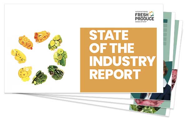 CMS ALT TEXT The IFPA seed logo with each seed being a different commodity. To the right in bold lettering "State of the Industry Report" is 