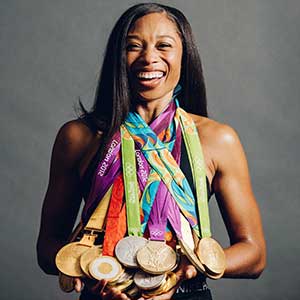 Allyson Felix, Most decorated American Track & Field Olympian, Entrepreneur and Founder, Saysh 